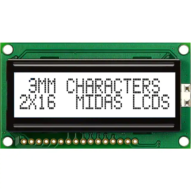 MC21603A6W-FPTLW-V2 Midas Displays